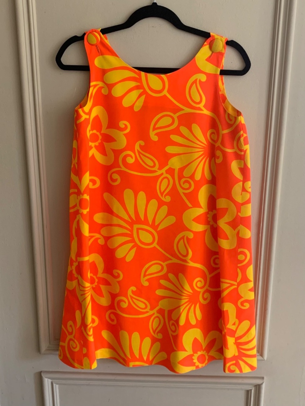 Rare, Vintage Hawaiian Liberty House Waikiki Shops Shift Dress (6-8)